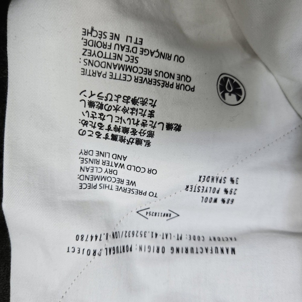 Apolis Pants Mens 34x32 Green Cargo Tweed Global Citizen Drawstring‎ Pockets - Picture 14 of 15